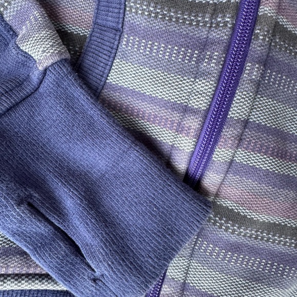 Striped Blue Kids Jacket - Picture 5 of 6